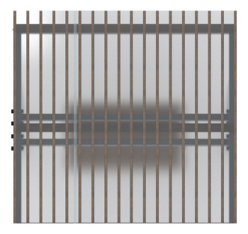 Пергола тент с качелями (наклоная) - МФ 78.03.01-И1 /с поликарбонатом/