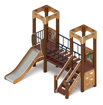 Королевство (Картонное) - ДИК 1.15.07-12 - Игровой комплекс H=900