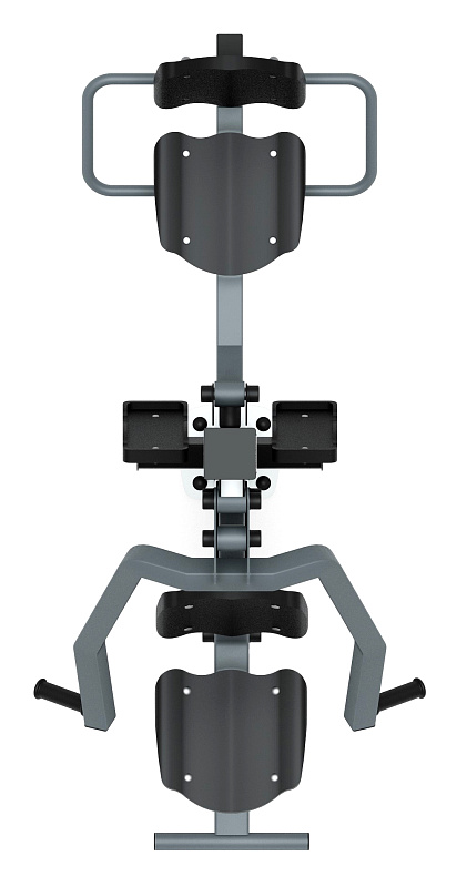 Жим ногами + жим от груди (серый) - Уличный тренажер - СТ 037-13