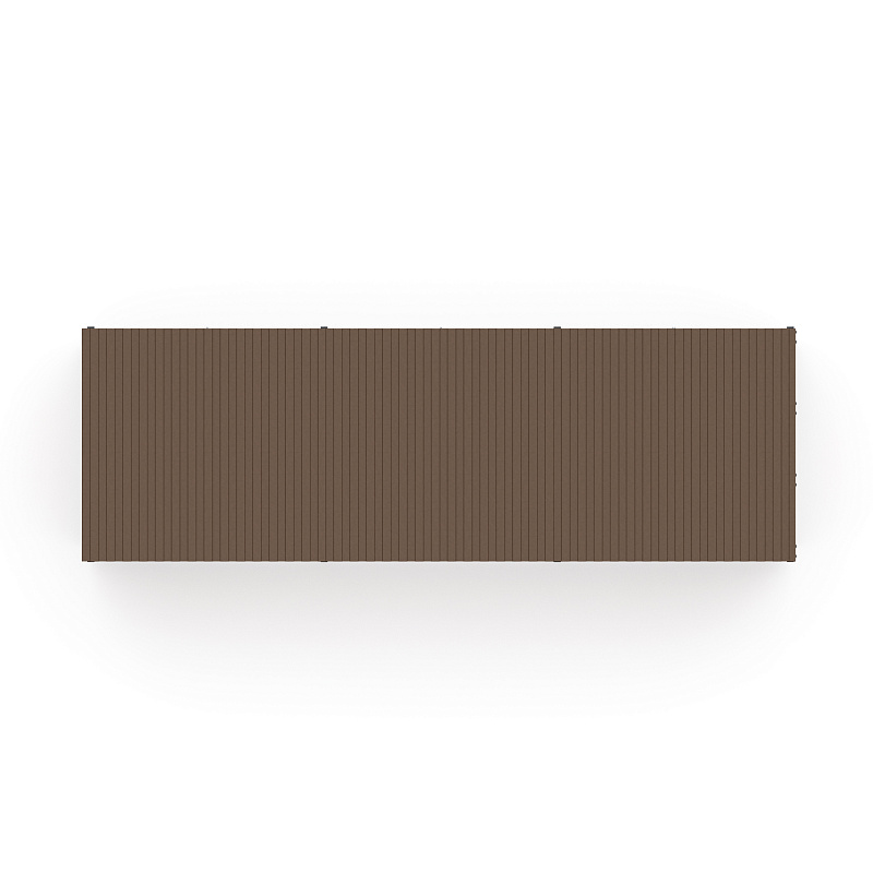 Навес контейнерной площадки для мусора (3 секции) МФ 55.02.02.3-02