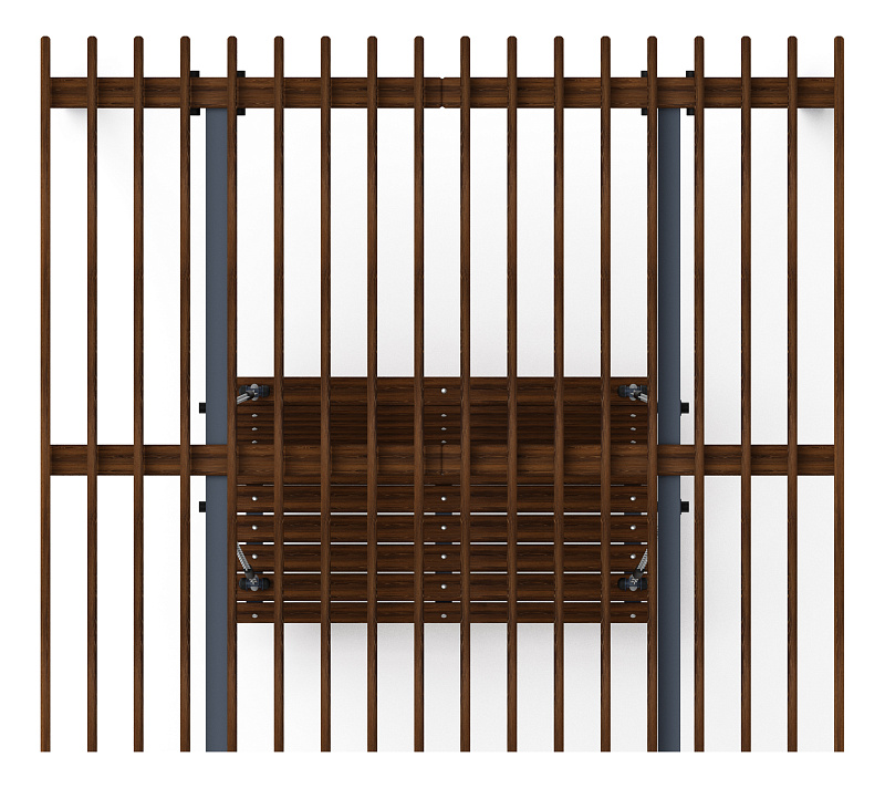 Пергола с диваном - МФ 78.02.01-01.И1 /без поликарбоната/