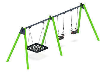 Качели М3 (зеленый) ИО 13.М.06.03.01.01-02.1.И1
