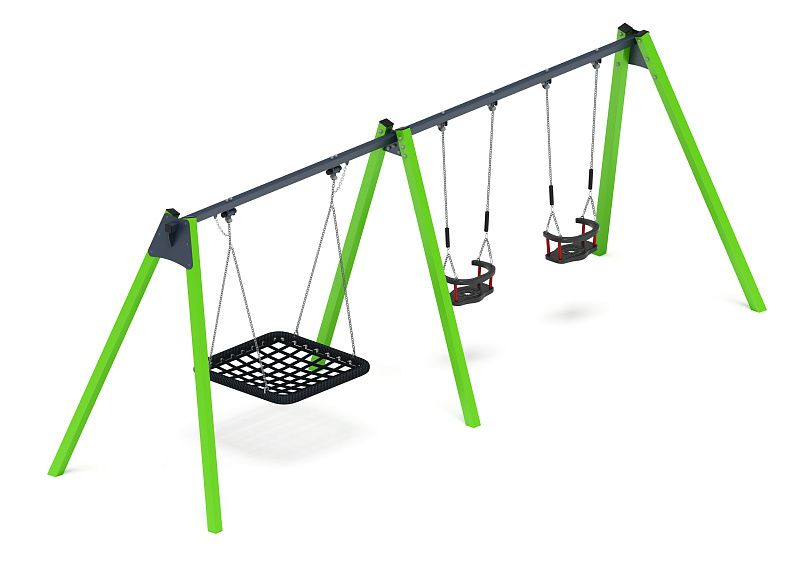 Качели М3 (зеленый) ИО 13.М.06.03.01.01-02.1.И1