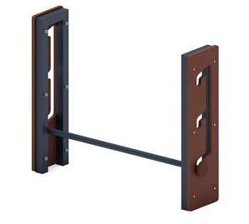 Барьер для прыжков в высоту регулируемый для собак  ПДС 009-01