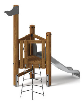 Игровой комплекс (лиственница темный) ДИК 1.24.03-Л.И1.01