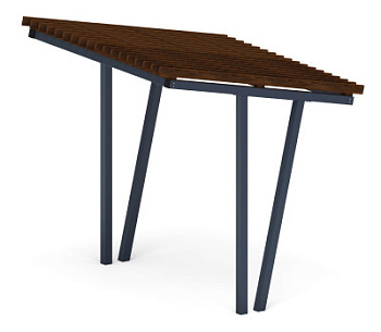 Пергола тент (наклоная) - МФ 77.03.01-01 /без поликарбоната/