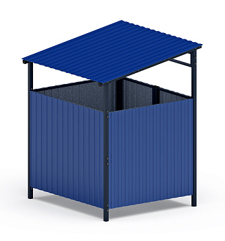 Навес контейнерной площадки для мусора (1 секция) МФ 55.02.02.1-03