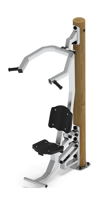 Тренажер тяга верхняя (лиственница орех) СТ 007-Л.И3.02