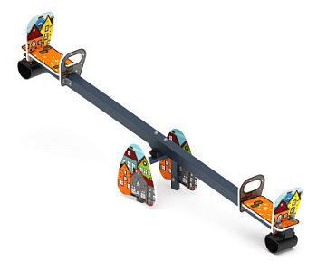 Качалка балансир со спинкой большой (Город) - ИО 21.М.01.05-П.04