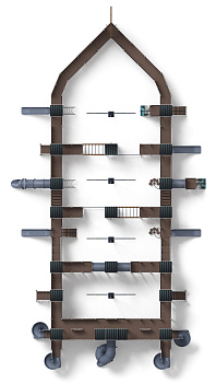 Шхуна (Лагуна) (винтовой скат) горка Н 1200, горка Н 2000 ДИК 2.03.3.07-12