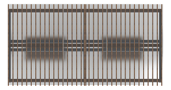 Пергола тент с качелями (наклоная) - МФ 78.03.02-И1 /с поликарбонатом/