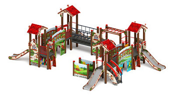 В гостях у сказки - ДИК 1.05.01-10.С - Игровой комплекс H=900