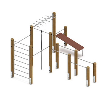 Спортивная серия (лиственница орех) СК 2.08.06-Л.И1.02