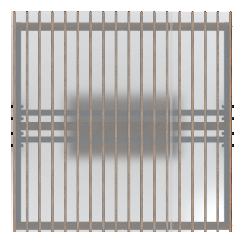 Пергола тент с качелями (прямая) - МФ 78.04.01-И1 /с поликарбонатом/