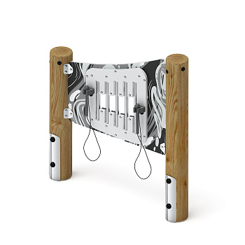 Металлофон (лиственница орех) МФ 22.01.09-И1.02