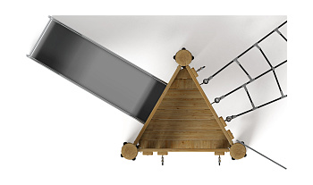 Игровой комплекс (лиственница орех) ДИК 1.24.03-Л.И1.02