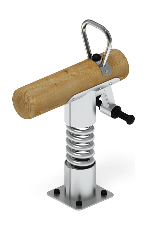 Качалка на пружине (Лиственница орех) ИО 22.24.03-Л.И1.02