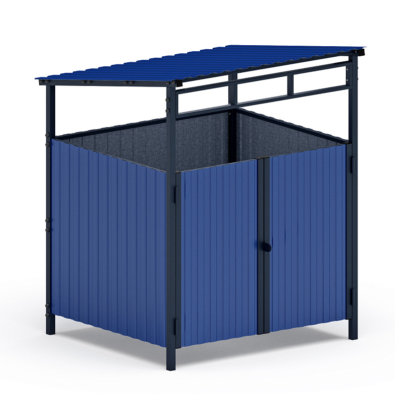 Навес контейнерной площадки для мусора (1 секция) МФ 55.02.02.1-03