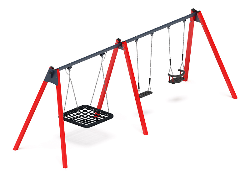 Качели М3 (красный) ИО 13.М.06.03.01.01-01.И1