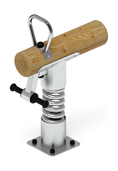 Качалка на пружине (Лиственница орех) ИО 22.24.03-Л.И1.02