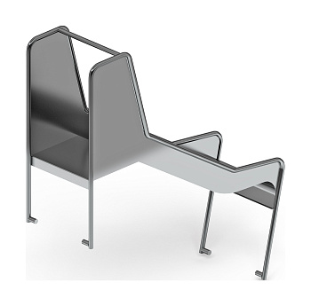 Горка для геопластики из нержавеющей стали 600 SNG 600.470-01