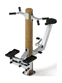 Тренажер степ+вело (лиственница орех) СТ 018-Л.И3.02