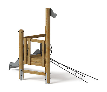 Игровой комплекс (лиственница орех) ДИК 1.24.03-Л.И1.02