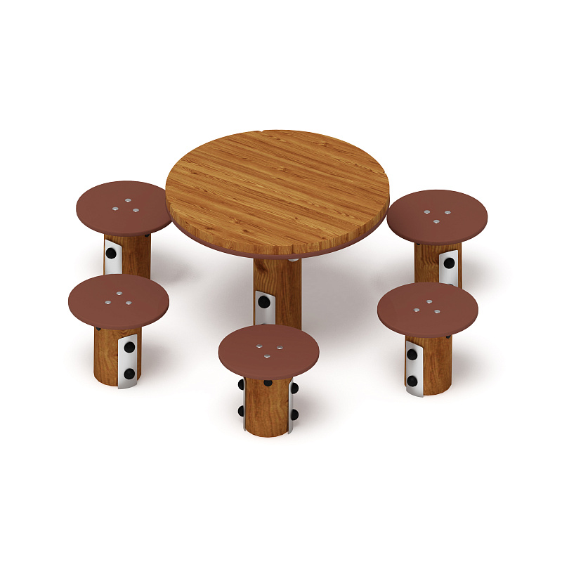 Столик детский (лиственница темный) МФ 31.01.11-Л.И1.01