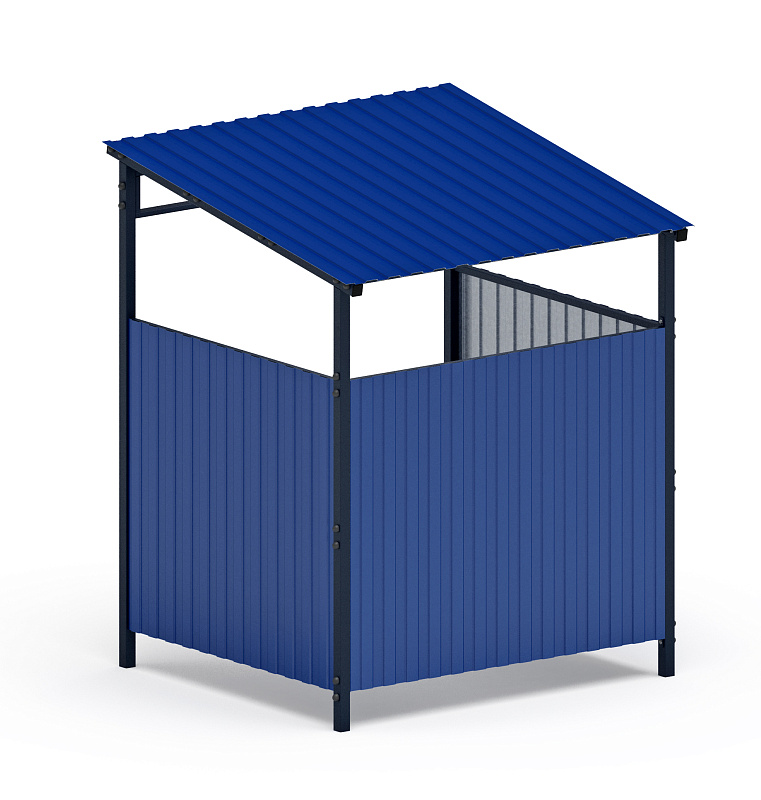 Навес контейнерной площадки для мусора (1 секция) МФ 55.02.03.1-03