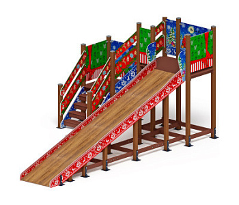 Горка Зима (новый год) (под анкера) - ИО 49.01.02-01.И1 - Н=2000