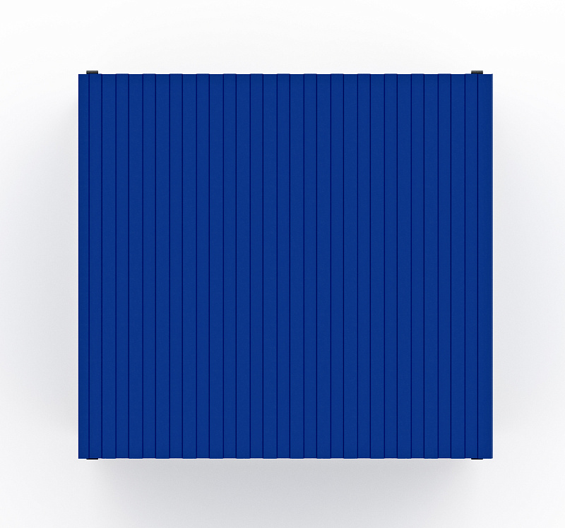 Навес контейнерной площадки для мусора (1 секция) МФ 55.02.03.1-03