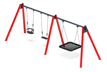 Качели М3 (красный) ИО 13.М.06.03.01.01-01.И1