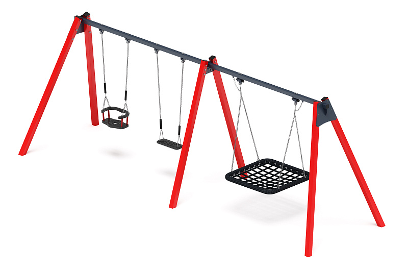 Качели М3 (красный) ИО 13.М.06.03.01.01-01.И1