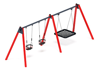 Качели М3 (красный) ИО 13.М.06.03.01.01-01.1.И1