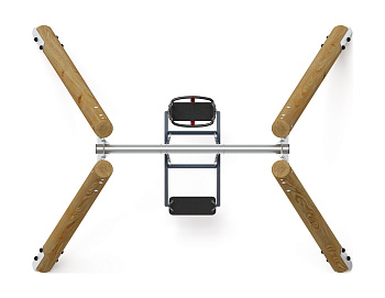 Качели семья (Лиственница орех) ИО 11.Р.07.01-Л.И1.02