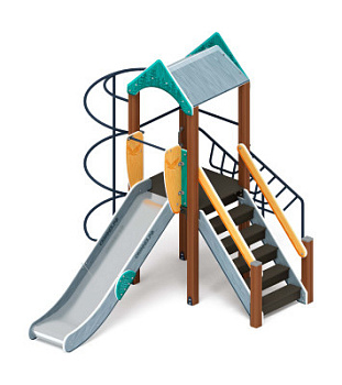 Играйте с нами (Тайга) - ДИК 2.01.1.04-03 - Игровой комплекс H=1200