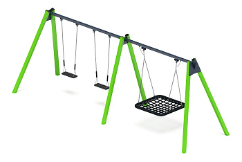 Качели М3 (зеленый) ИО 13.М.06.03.03.01-02