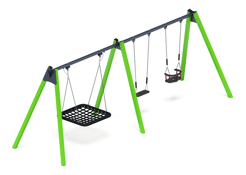 Качели М3 (зеленый) ИО 13.М.06.03.01.01-02.И1