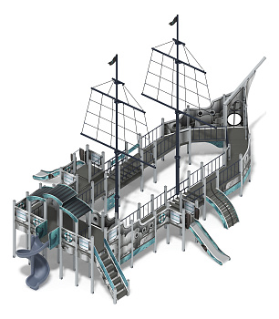 Флагман (Лагуна) - ДИК 2.03.3.03-12.И1 - Игровой комплекс - H=1200 H=1500 H=2000