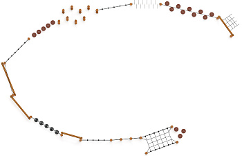 Спортивная серия (лиственница темный) СК 2.08.09-Л.01