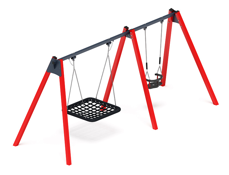 Качели М2 (красный) ИО 12.М.06.01.01-01.И1