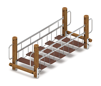 Мост подвесной (лиственница темный) СО 1.82.06-Л.И1.01
