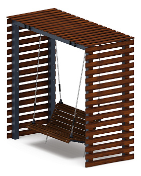 Пергола с диваном - МФ 78.05.01-01.И1 /без поликарбоната/