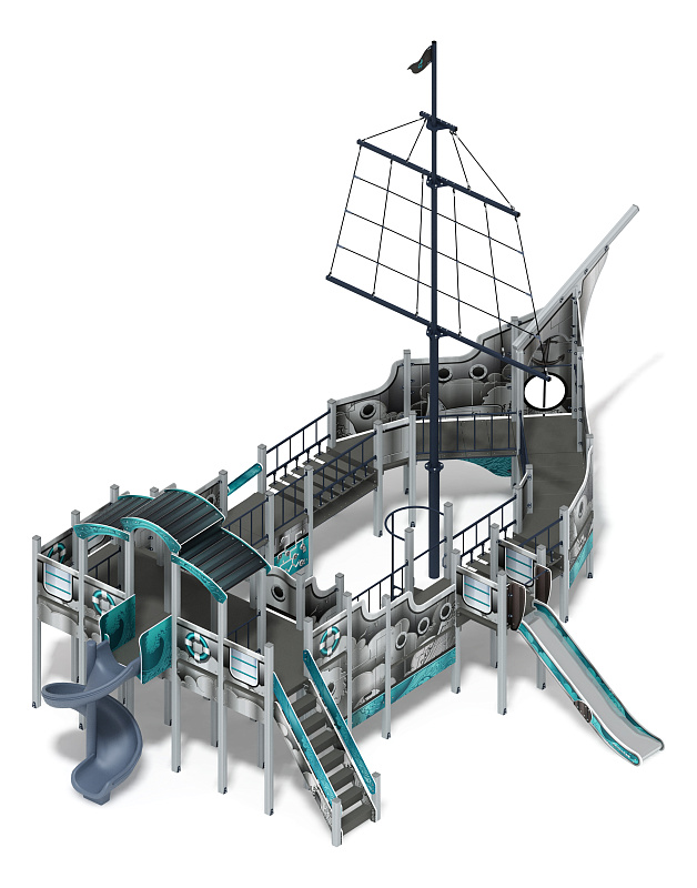 Фрегат (Лагуна) (винтовой скат) горка Н 1500 горка Н 2000 ДИК 2.03.3.04-12.И1