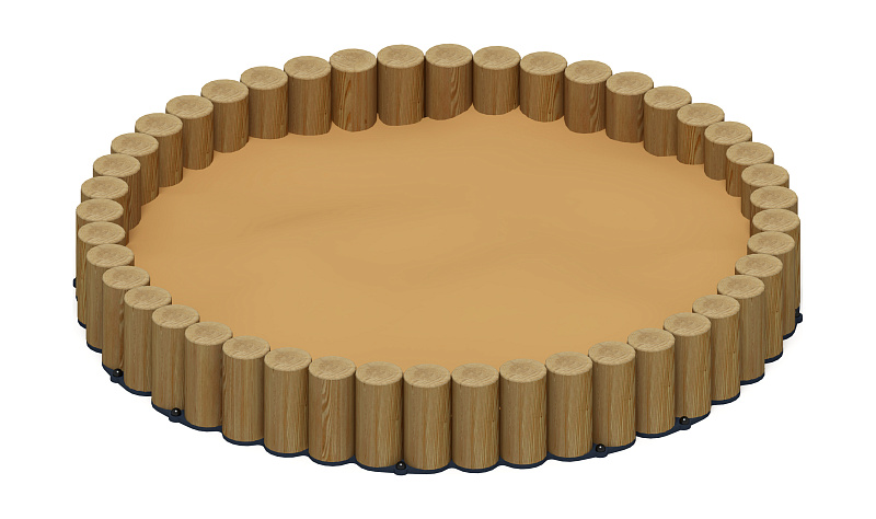 Песочница (Лиственница орех анкера) ИО 5.24.04-Л.И1.02