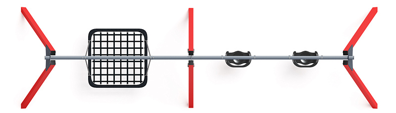 Качели М3 (красный) ИО 13.М.06.03.01.01-01.1.И1