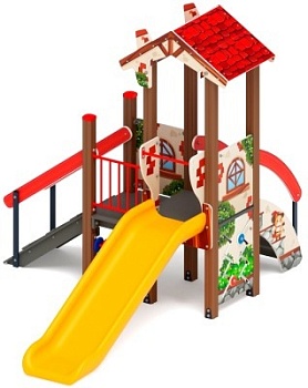 В гостях у сказки  горка пластиковая  Н 900 ДИК 1.05.01-23