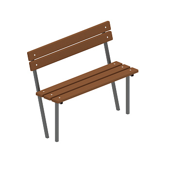 Скамья со спинкой - МФ 42.01.05-И1